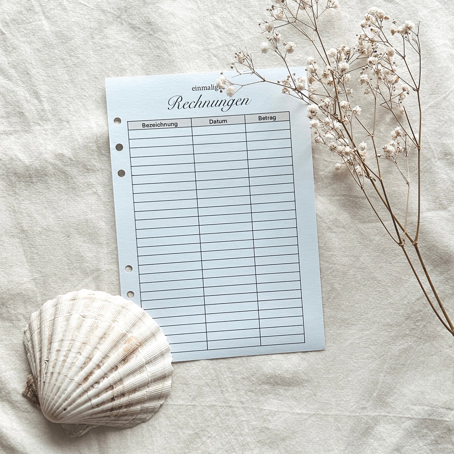 Tracker Einlagen beige - A5