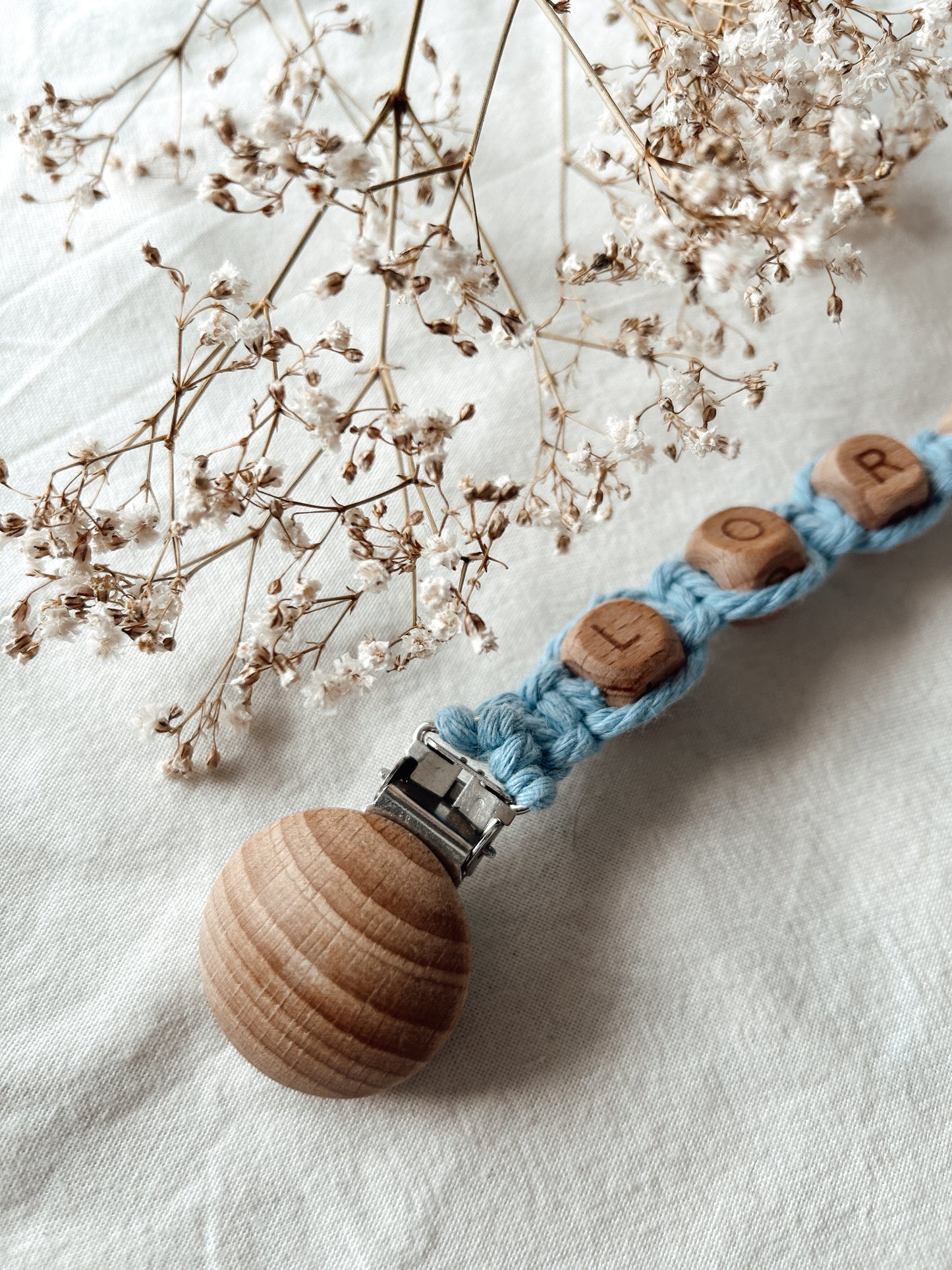 Makramee Schnullerkette