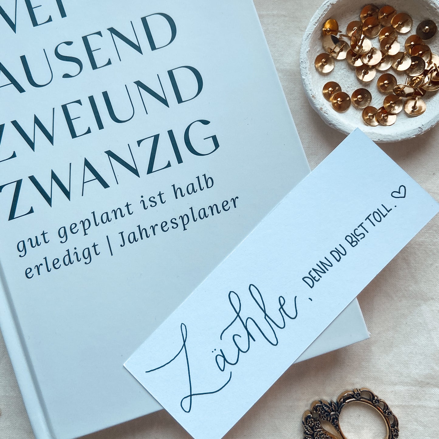 Lächle denn du bist toll - Lesezeichen
