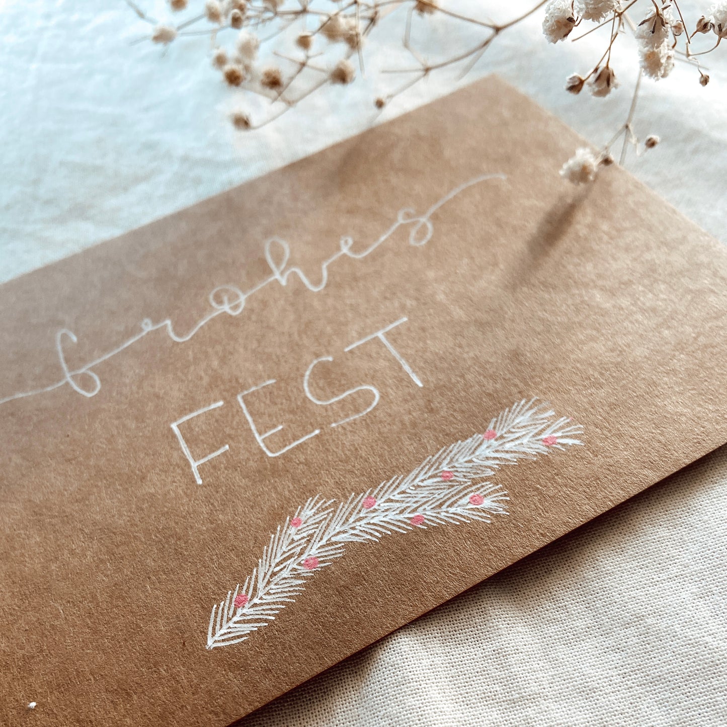 Frohes Fest - Karte