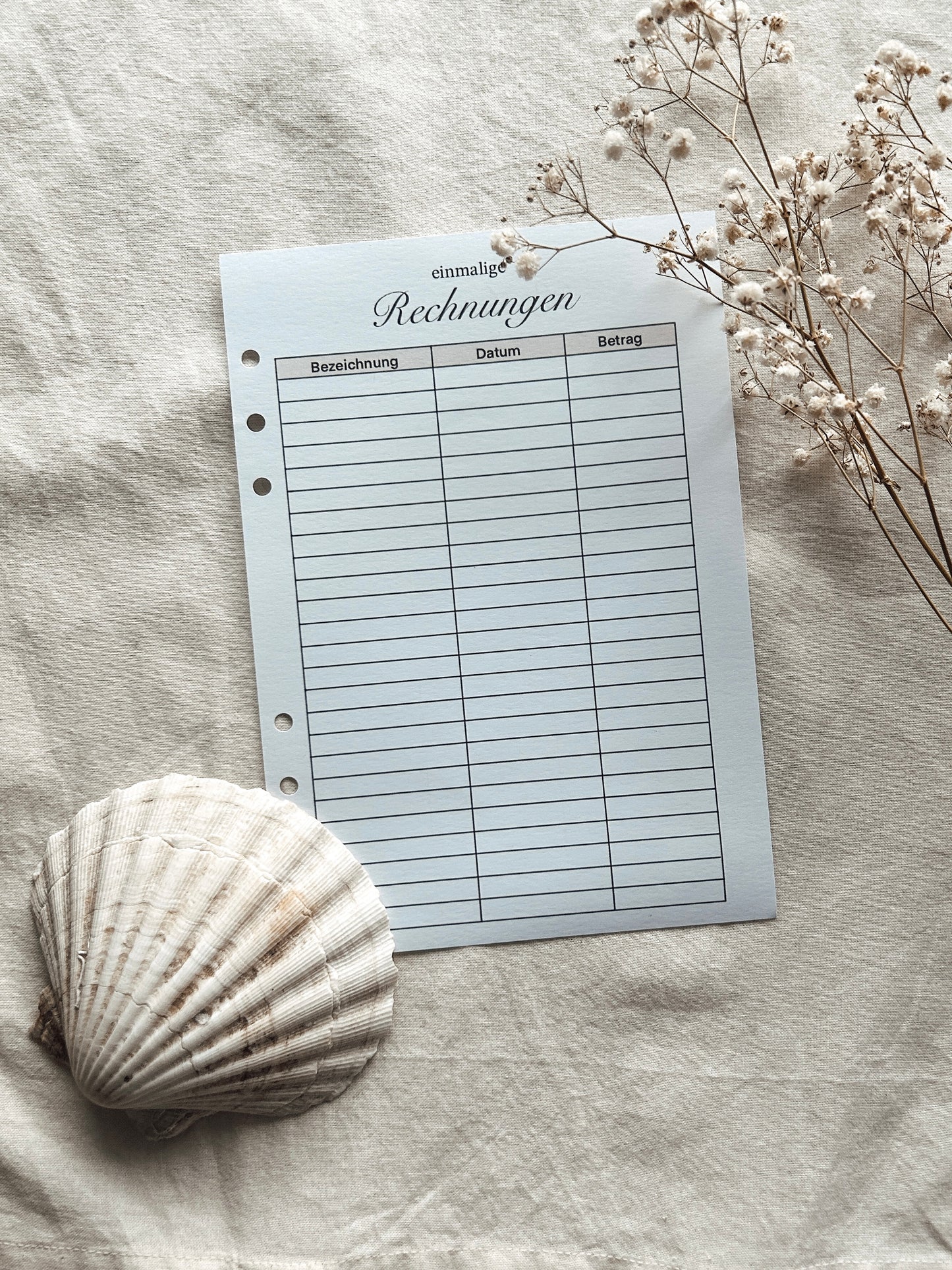 Tracker Einlagen beige - A5