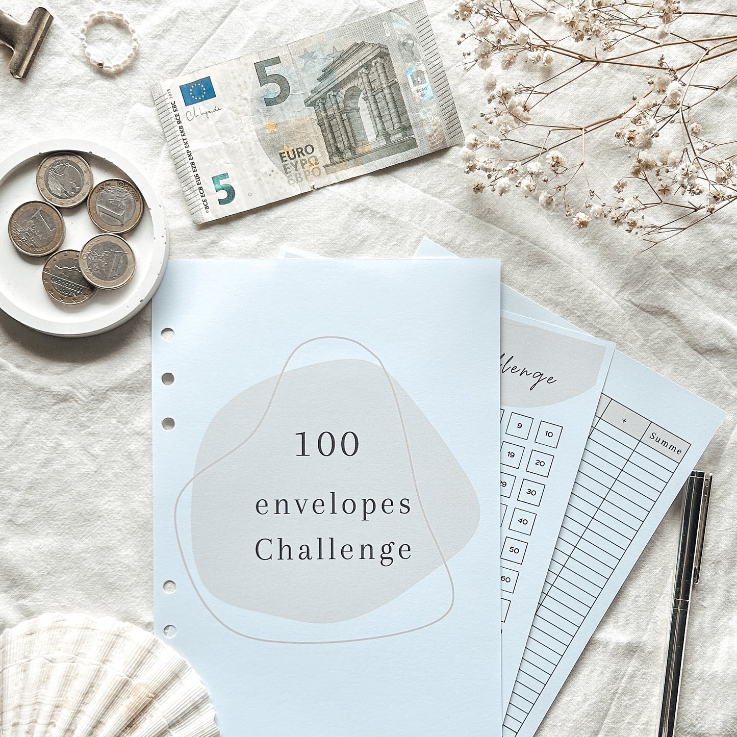 100 envelopes Challenge - Einlagen