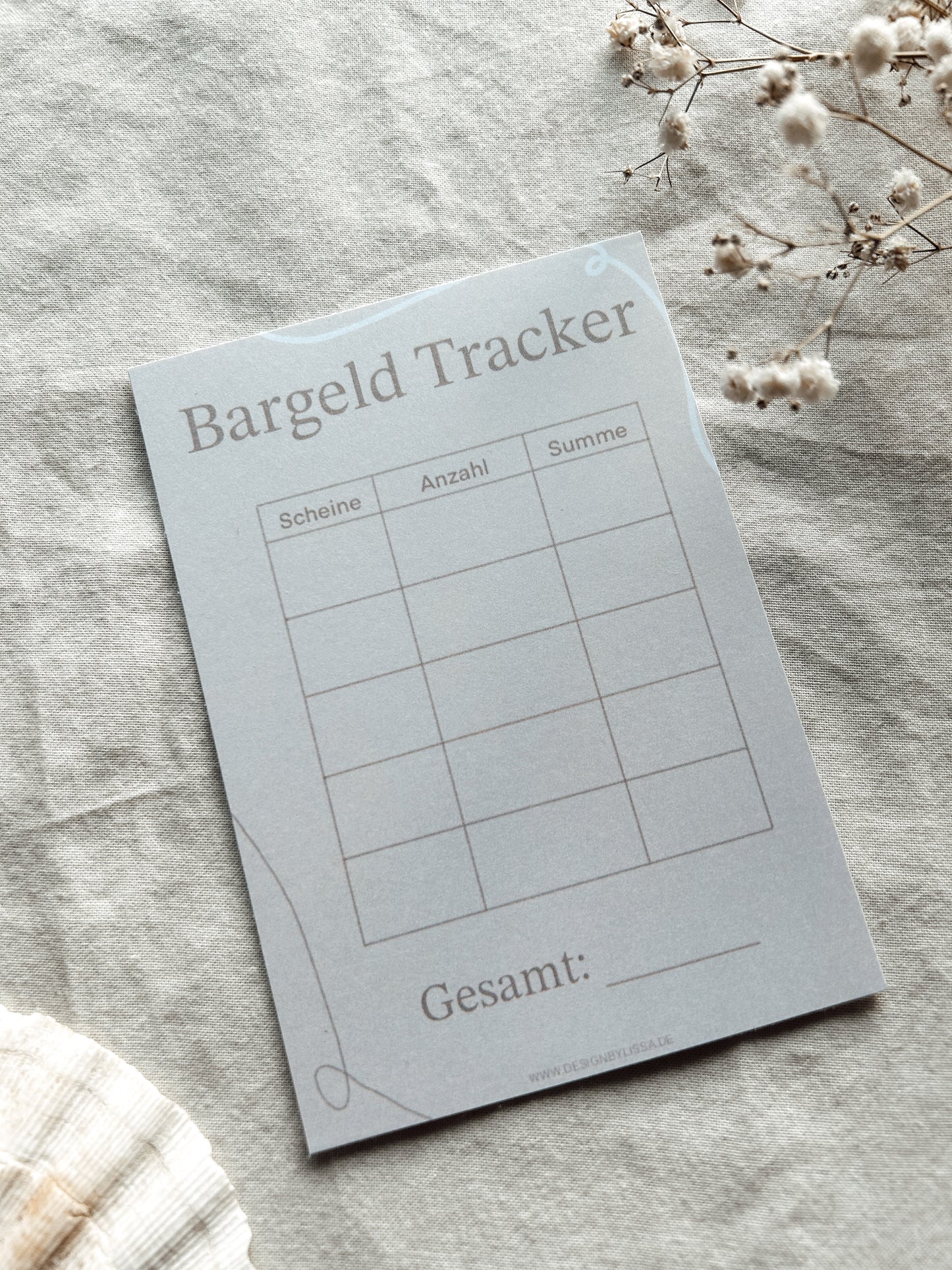 Bargeldtracker - A6