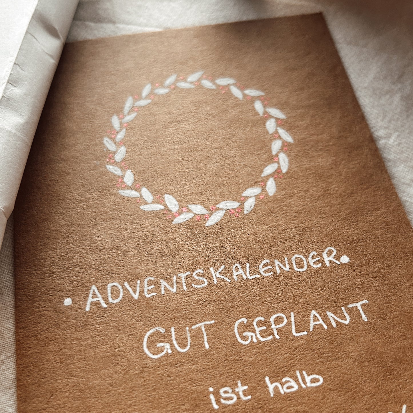 Adventskalender - Gut geplant ist halb erledigt