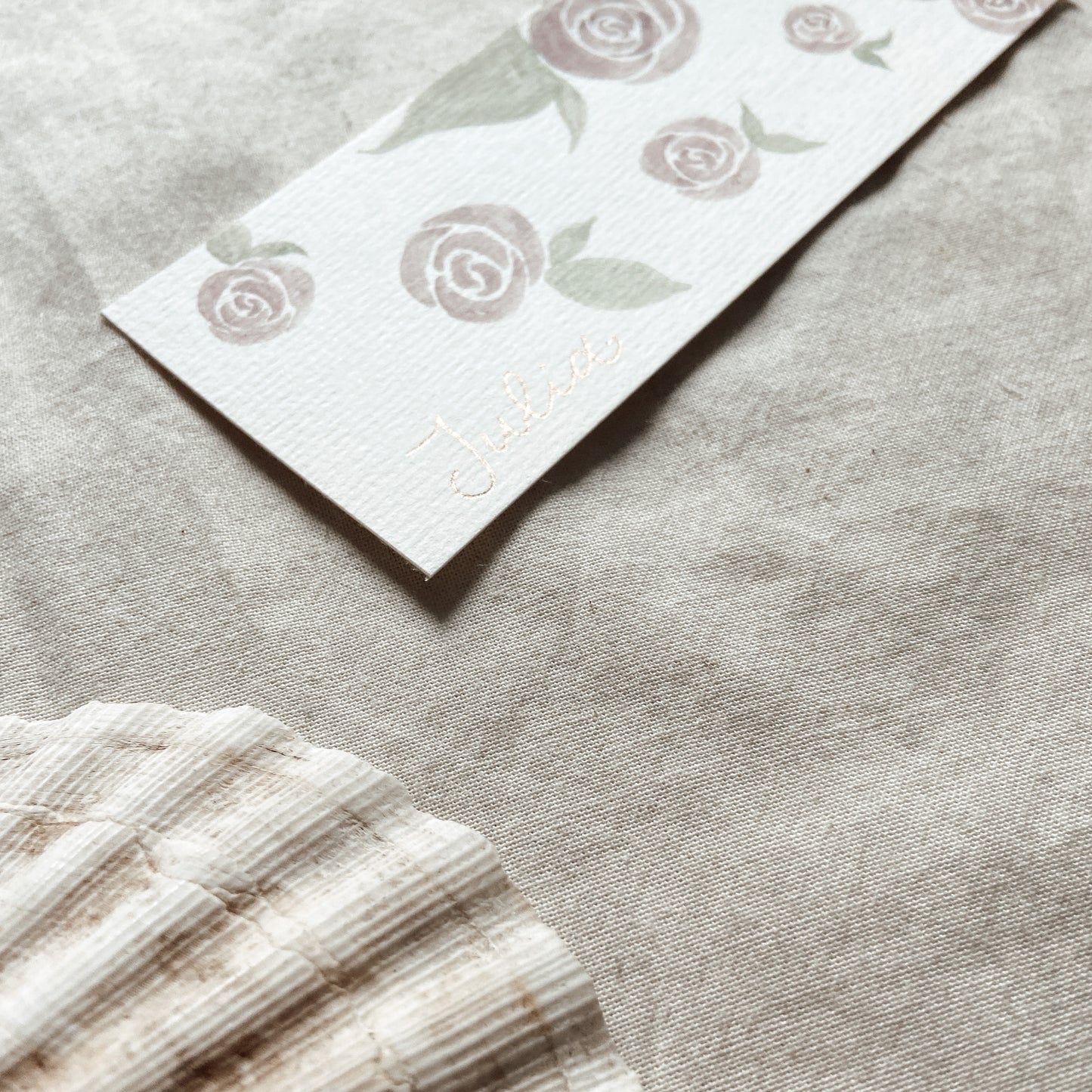 Pastell Roses - Lesezeichen