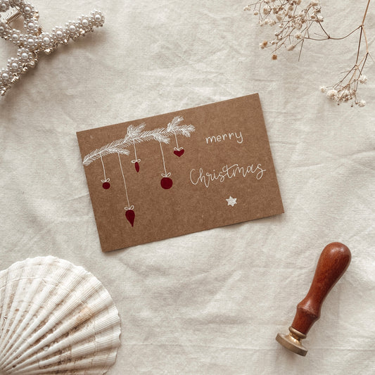 Merry Christmas - Karte