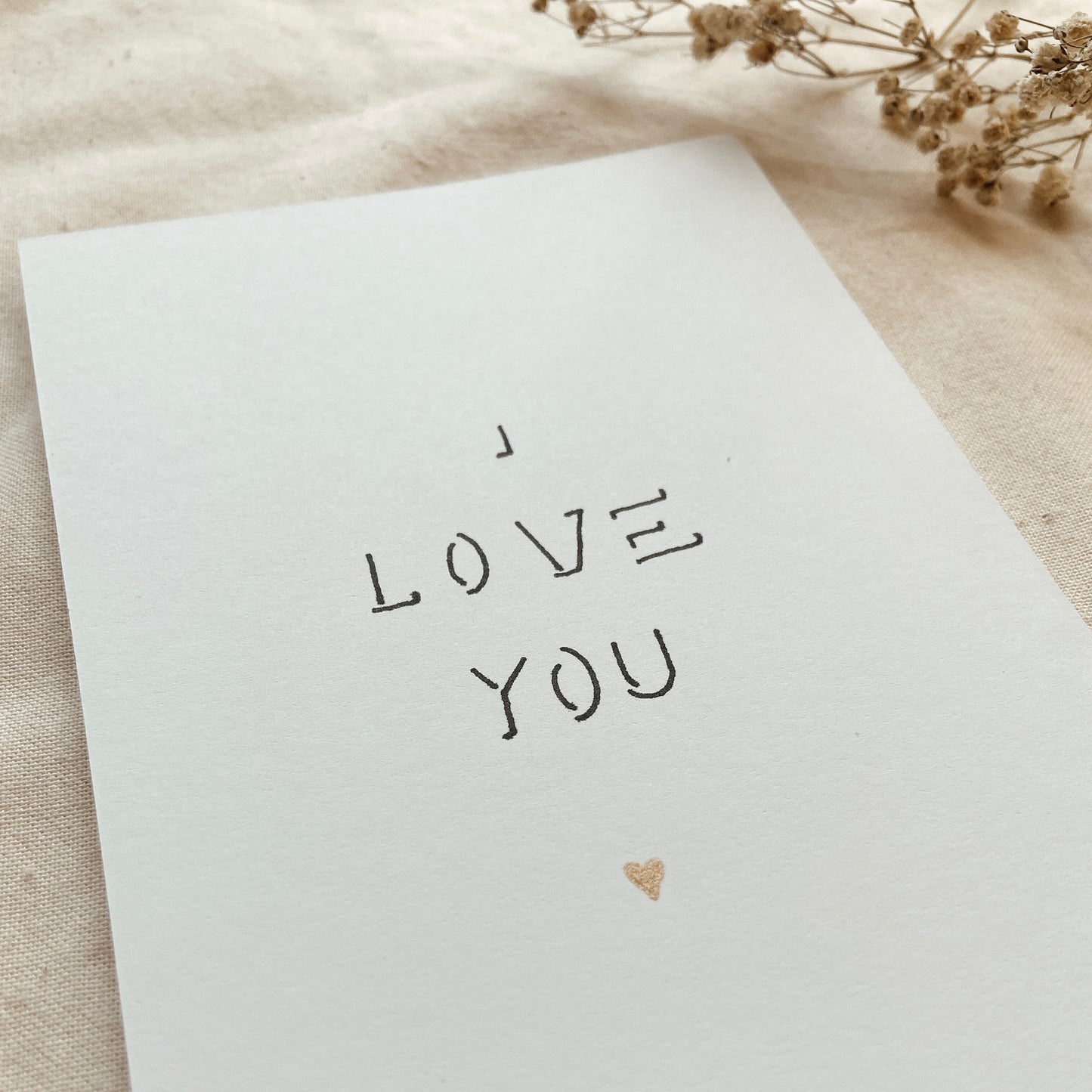I love you - Karte