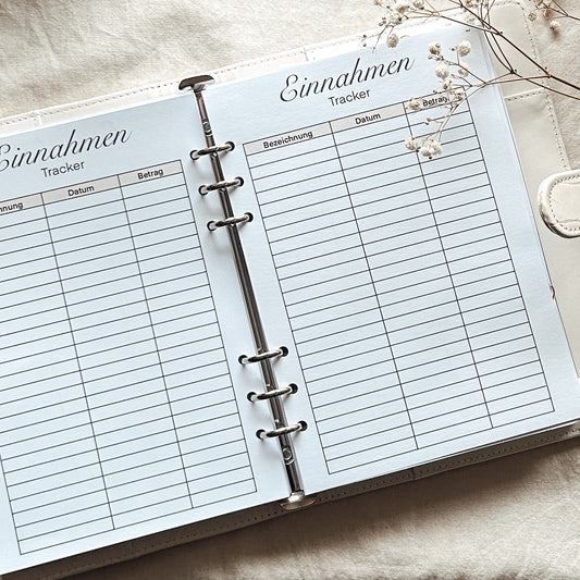 Tracker Einlagen beige - A5