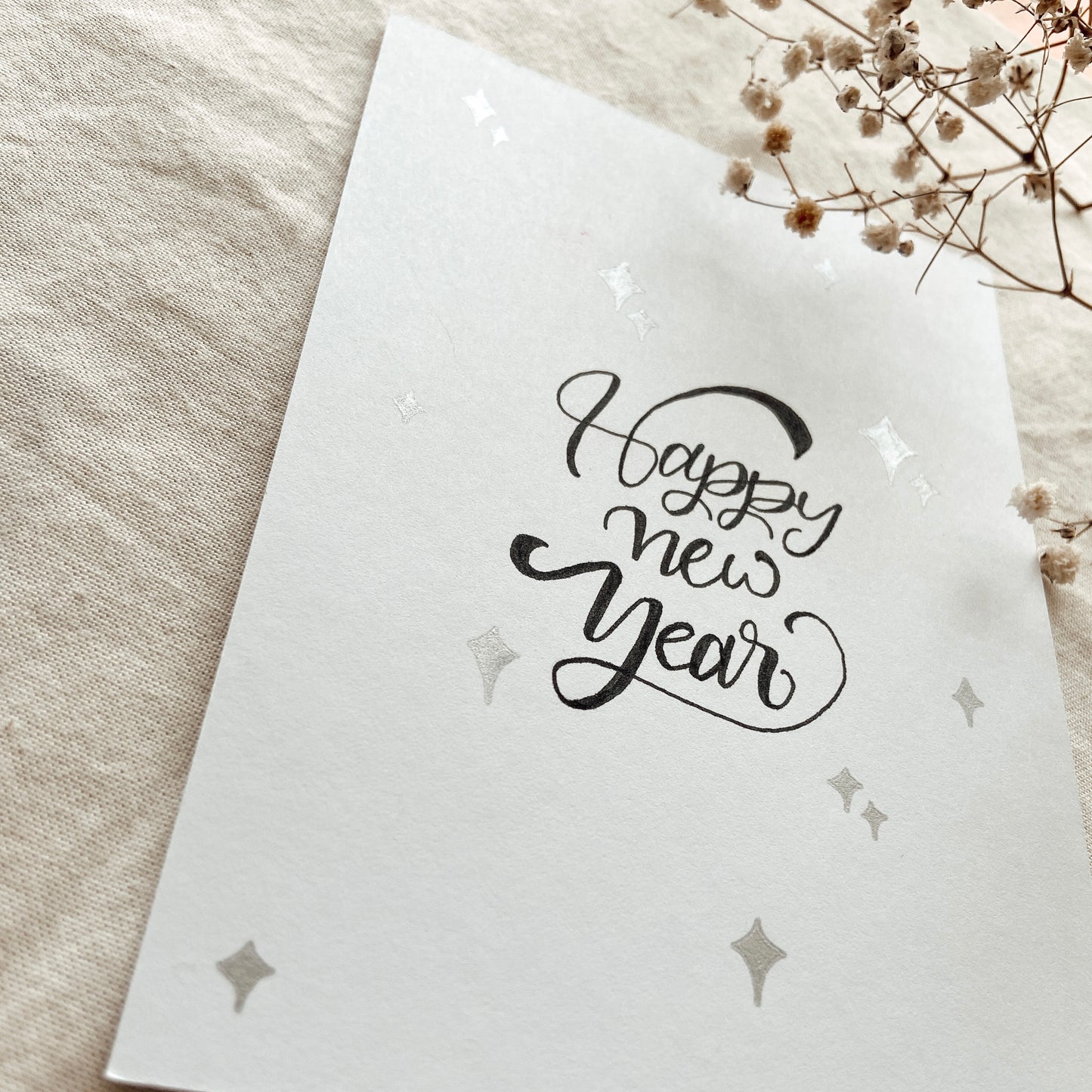 Happy new year - Karte