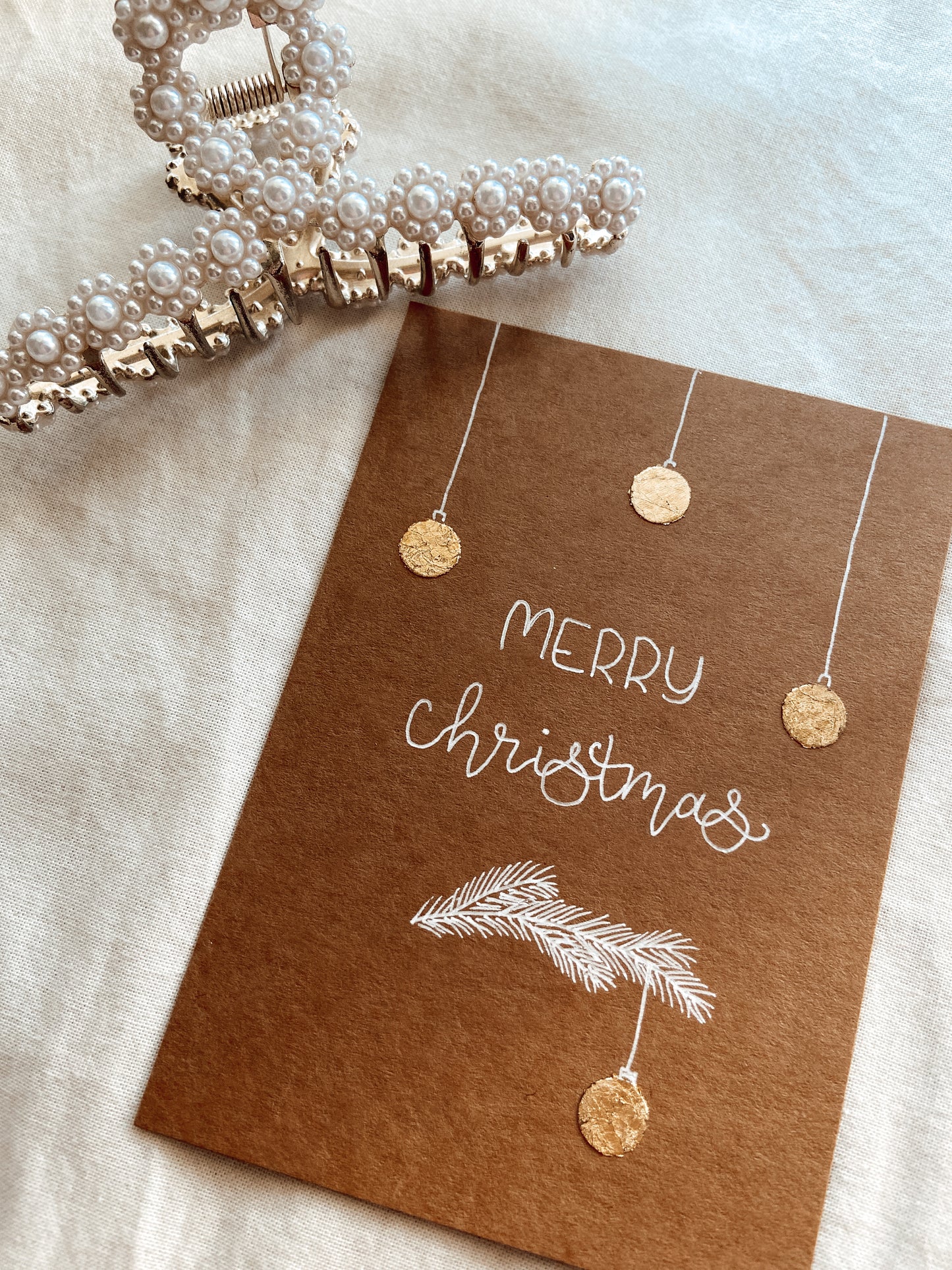 Golden Christmas - Karte