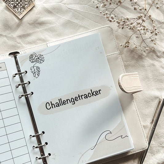 Challenge Tracker beige - A5