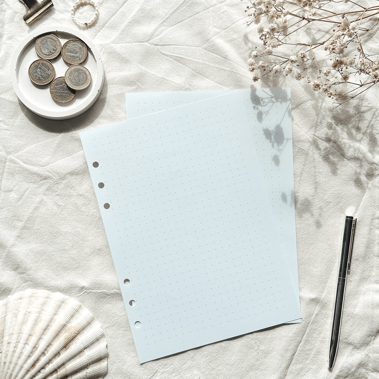 Notizpapier beige A5