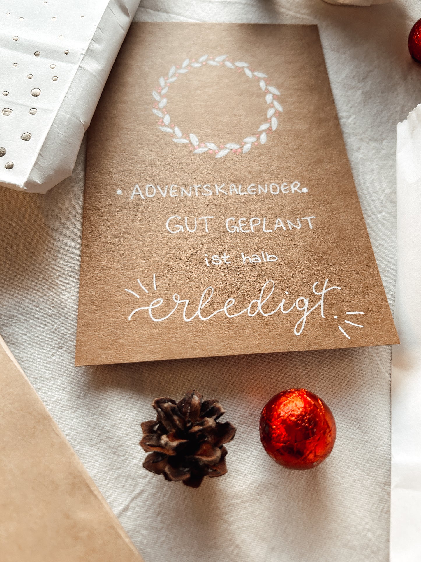 Adventskalender - Gut geplant ist halb erledigt