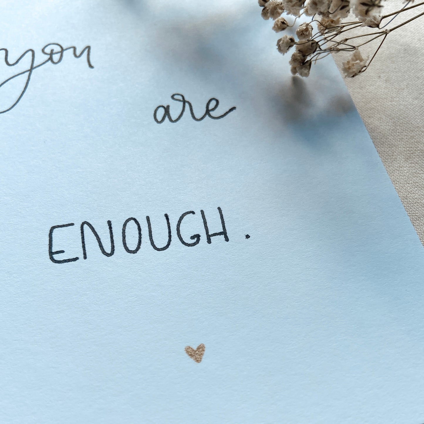 You are enough - Karte