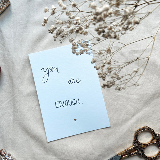 You are enough - Karte