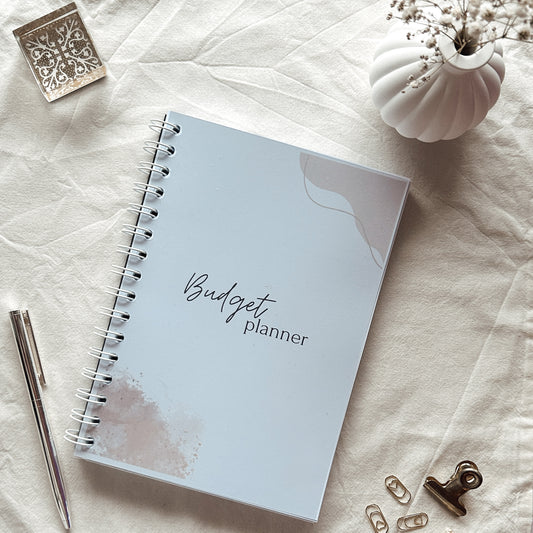 Undatierter Budgetjahresplaner beige - A5