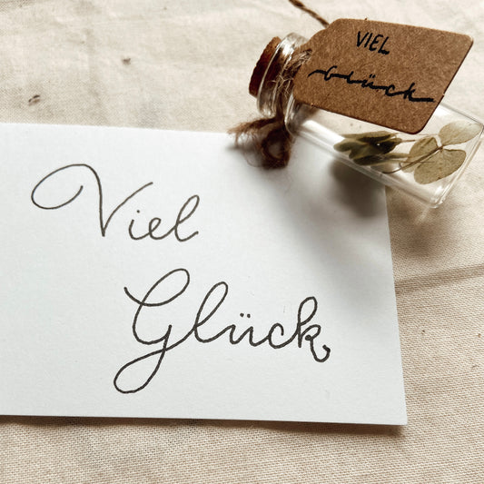 Ein Glas voller Glück