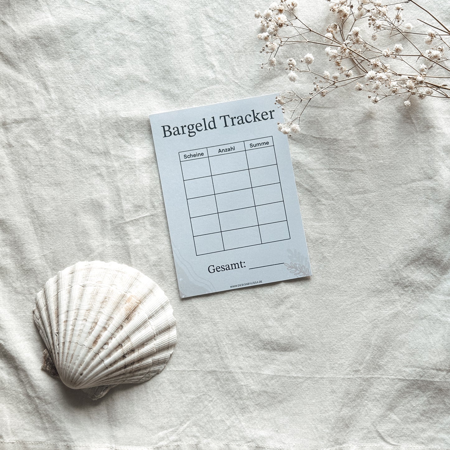 Bargeldtracker - A6