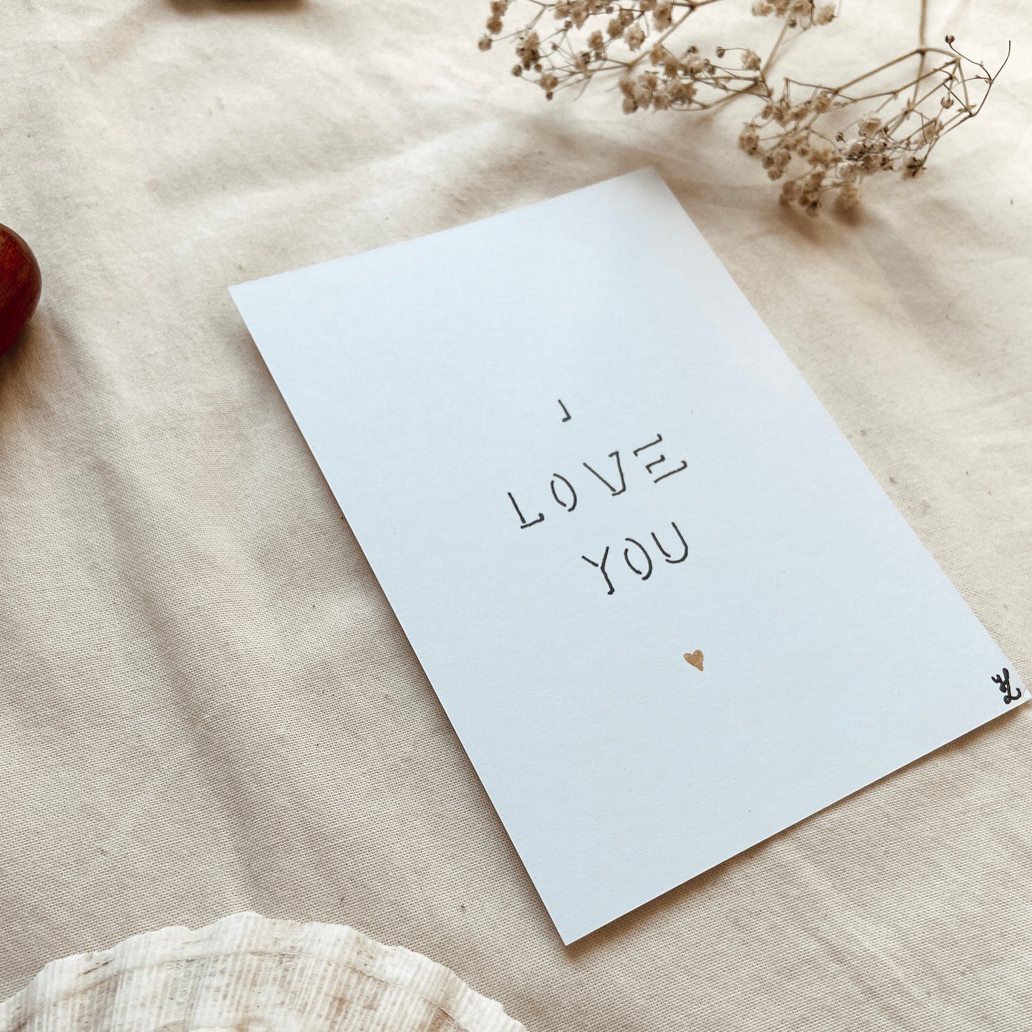 I love you - Karte