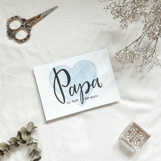 Papa, du bist der beste - Karte