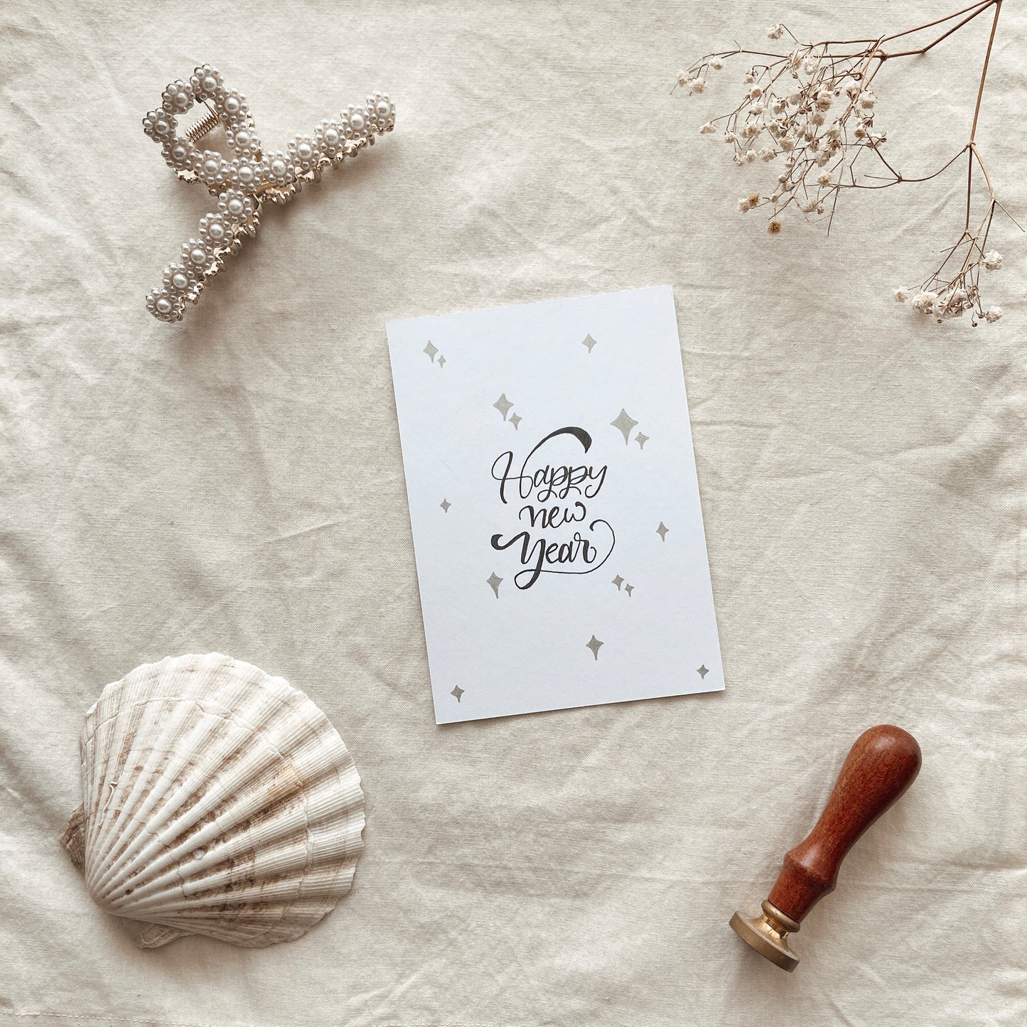 Happy new year - Karte